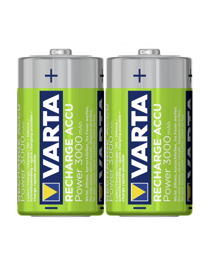 10x2 Varta Rechargeable Accu NiMh 3000 mAh Baby PU karton w. główny