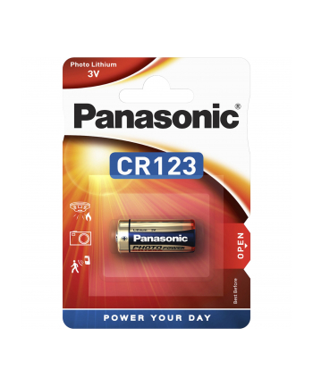 10x1 Panasonic Photo CR-123 A bateria litowa    karton 10 szt.