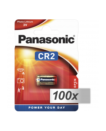 100x1 Panasonic Photo CR-2 bateria litowa   karton 100 szt.