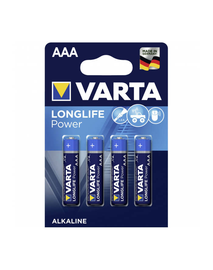 10x4 Varta Longlife Power MicroA AAA LR 03        PU karton wewn. główny