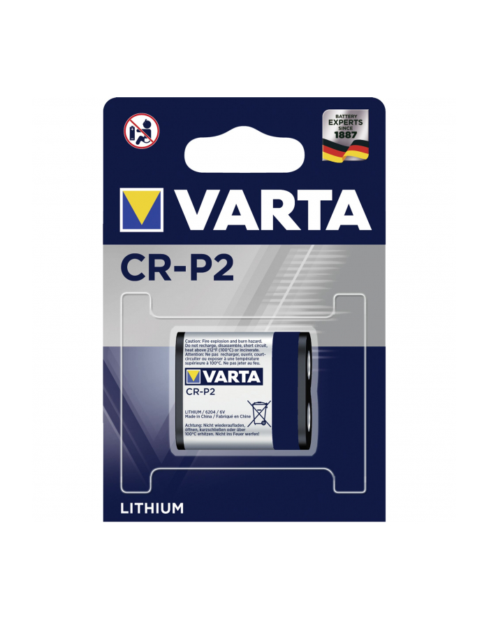 10x1 Varta Photo CR P 2 PU karton wewn. główny