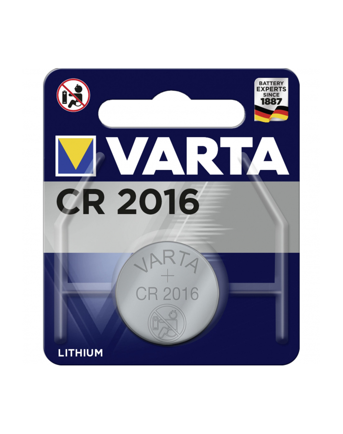 10x1 Varta electronic CR 2016 PU karton wewnetrzny główny