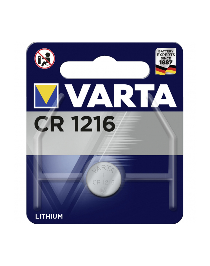 10x1 Varta electronic CR 1216 PU karton wewnetrzny główny