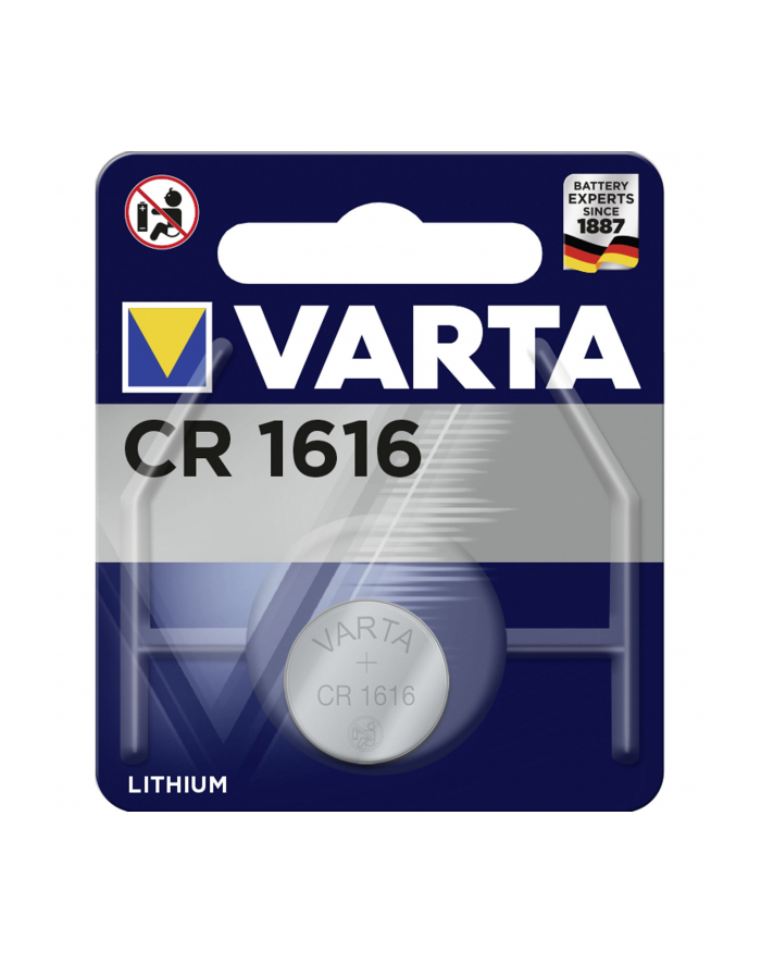 10x1 Varta electronic CR 1616 PU karton wewnetrzny główny