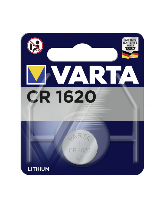 10x1 Varta electronic CR 1620 PU karton wewnetrzny główny