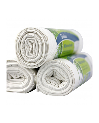 1x25 Secolan worki na smieci 20 l ekstra mocne biale