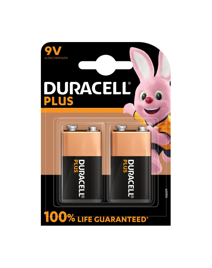 1x2 Duracell Plus 9V-Block MN1640 6LR61 główny