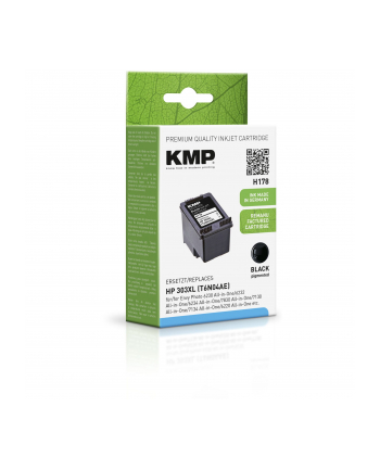 KMP H178 Tusz czarny kompatybilny z HP T6N04AE 303 XL