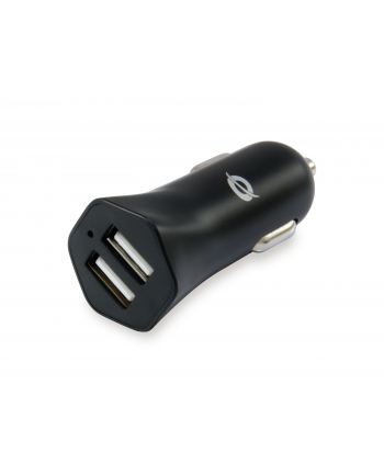 Conceptronic CARDEN03B 2-Port 12W USB-Car-Charger