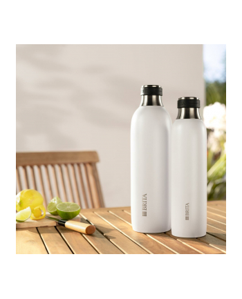 Brita sodaTRIO stainless steel Bottle white Big