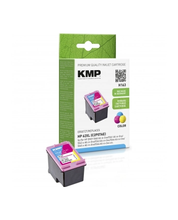 KMP H163 tusz 3 kolory kompatybilny z HP C2P07AE 62 XL nr 1
