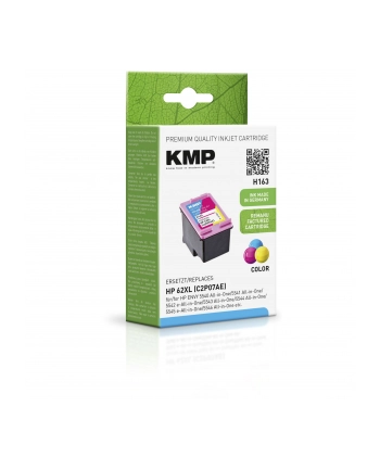 KMP H163 tusz 3 kolory kompatybilny z HP C2P07AE 62 XL nr 2