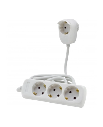 REV Multiple Socket Outlet 3+1-fold 2m white Powersplit nr 1