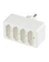 REV transition plug 4-fold Euro Socket line white - nr 1