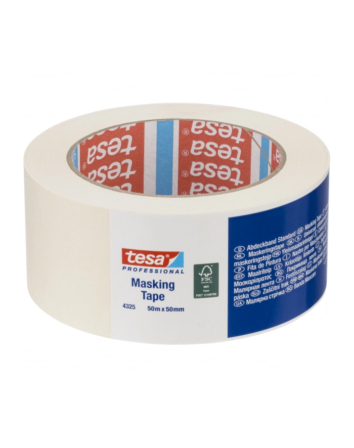 Tesa Masking Tape 50m x 50mm Stand.Prof. white 04325 główny