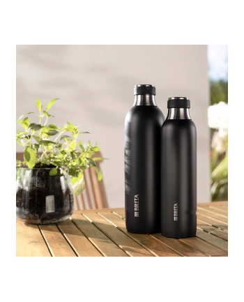 Brita sodaTRIO Stainless Steel Bootle black big nr 1