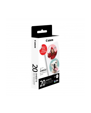 Canon ZP-2030-2C ZINK Circle Sticker 3,3 cm (20 arkusz) nr 1