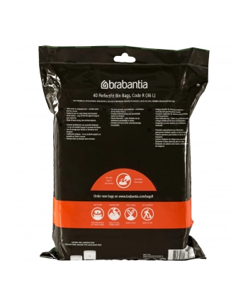 Brabantia PerfectFit worki na smieci Typ R, 36 L, 40 szt. nr 1