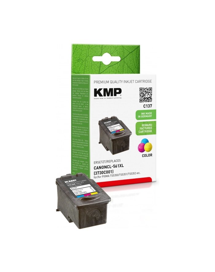 KMP C137 tusz kolor kompatybilny z Canon CL-561 XL główny