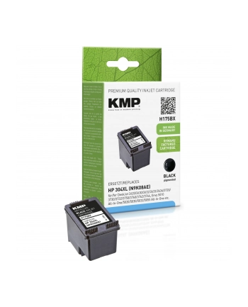 KMP H175BX Tusz czarny kompatybilny z HP N9K08AE 304 XL