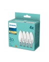 Philips LED Lamp E14 4-pack candle     40W 2700K - nr 6