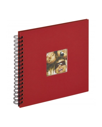 Walther Fun czerwony 26x25 album spiraln. 40 czarnych str. SA108R nr 1