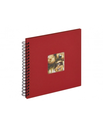 Walther Fun czerwony 26x25 album spiraln. 40 czarnych str. SA108R nr 2