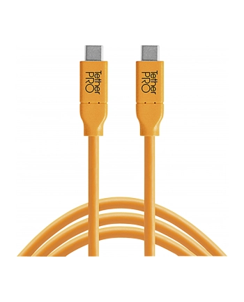 Tether Tools USB-C zu USB-C 4,60m pomaranczowy