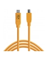 Tether Tools USB-C zu 2.0 Micro- B 5-Pin 4,60m pomaranczowy - nr 1