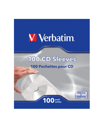 1x100 Verbatim CD/DVD Sleeves