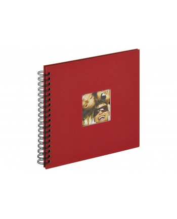 Walther Fun czerwony 26x25 album spiraln. 40 czarnych str. SA108R
