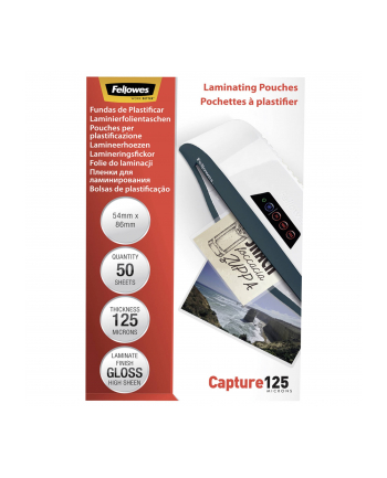 Fellowes folie do laminowania 54x86 mm 125 mic blys. 50 sztuk nr 2