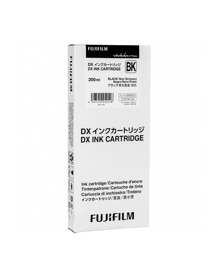 Fujifilm DX Ink Cartridge 200 ml Kolor: CZARNY główny