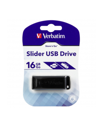 10x1 Verbatim Store n Go Slider 16GB USB 2.0