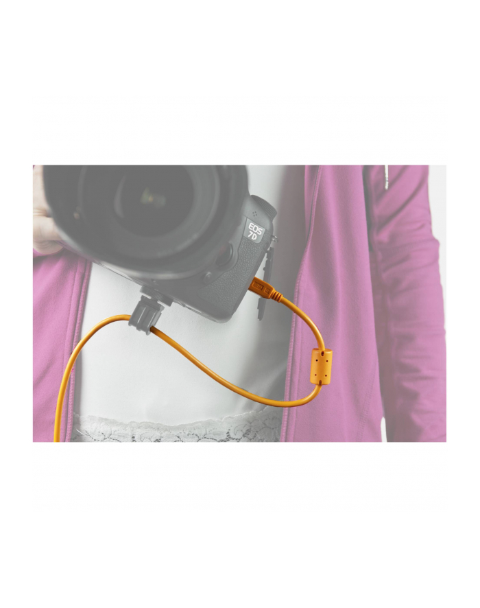 Tether Tools TetherPro USB 2.0 A/MiniB 5 Pin 4,6m orange główny