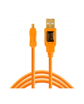 Tether Tools TetherPro USB 2.0 A to Mini-B 8 pin 15 ORG