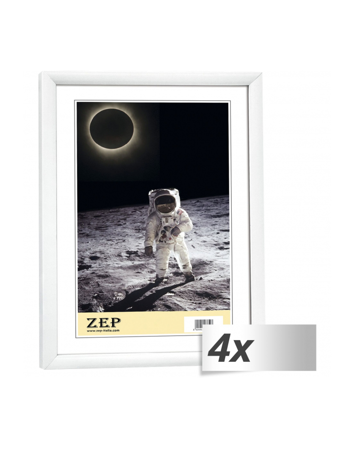 4x1 ZEP New Easy Kolor: BIAŁY 21x29,7 DIN A4 Kunststoff ramka KW11 główny