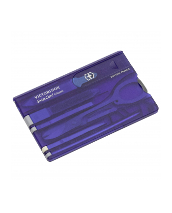 Victorinox SWISSCARD niebieski przezroczysty