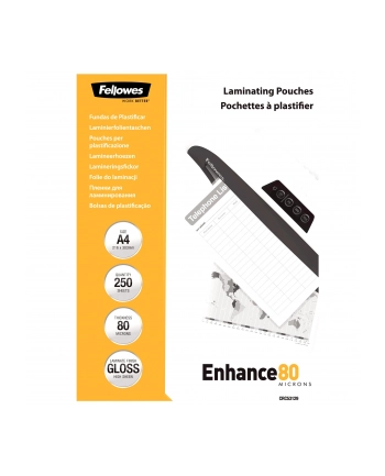 Fellowes folie do laminowania A4 80 mic blyszczacy - 250 sztuk nr 1