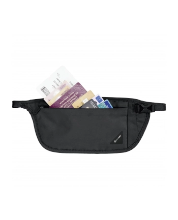 Pacsafe Coversafe V100 Kolor: CZARNY torebka biodrowa nr 1