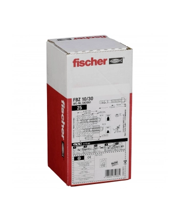 Fischer kotwa sworzniowa FBZ 10/30 25 szt. nr 1
