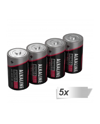 5x4 Ansmann Alkaline Mono D LR 20 red-line nr 1
