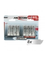 8x 4+4 Ansmann Extreme Lithium AA Mignon LR 6 Big Pack - nr 1