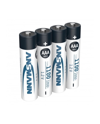 12x4 Ansmann NiMH akumulat. 1100 Micro AAA 1050 mAh