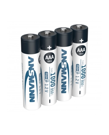 12x4 Ansmann NiMH akumulat. 1000 Micro AAA 950 mAh