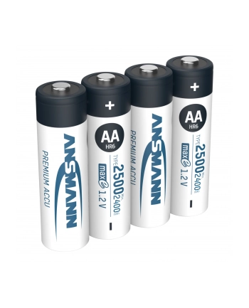 12x4 Ansmann maxE NiMH aku. 2500 Mignon AA 2400 mAh