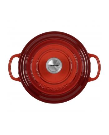 Le Creuset Signature brytfanna okragla 20 cm wisniowy nr 1