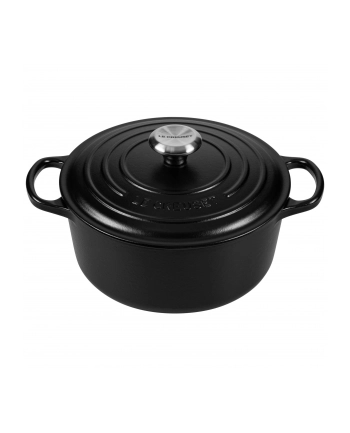 Le Creuset Signature brytfanna okragla 24 cm czarna nr 2