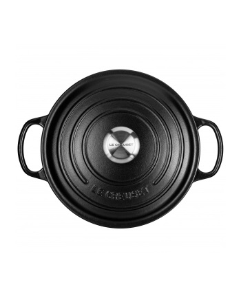 Le Creuset Signature brytfanna okragla 24 cm czarna nr 1