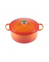 Le Creuset Signature brytfanna okragly 24 cm czerwona - nr 7